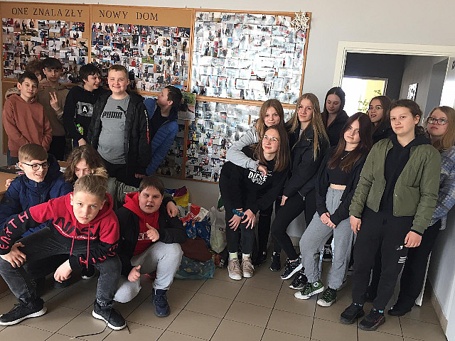 Wizyta uczniów z Działdowa w naszym schronisku